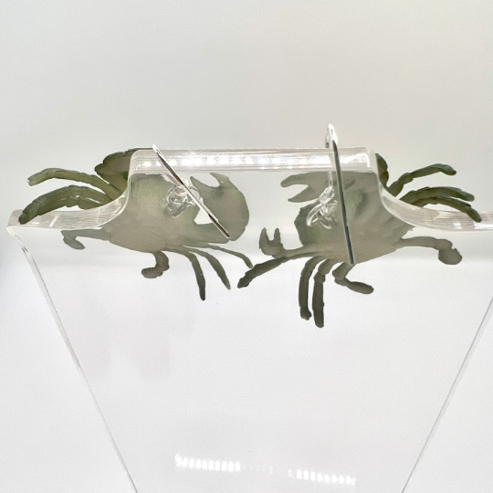 Cajun Crab Earrings