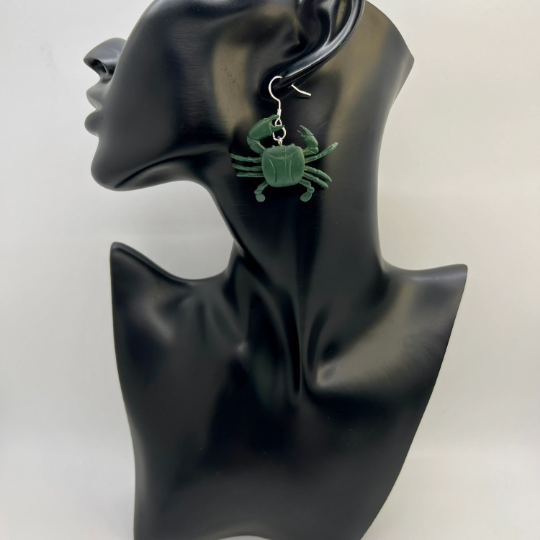 Cajun Crab Earrings