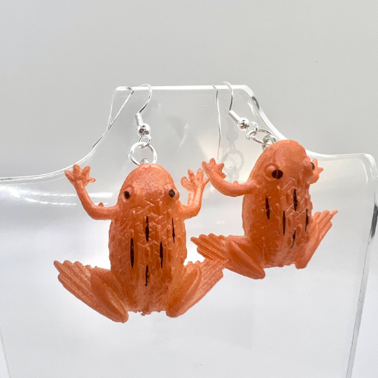 Bull Frog Earrings
