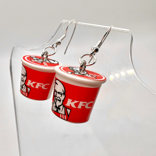 KFC Bucket Earrings