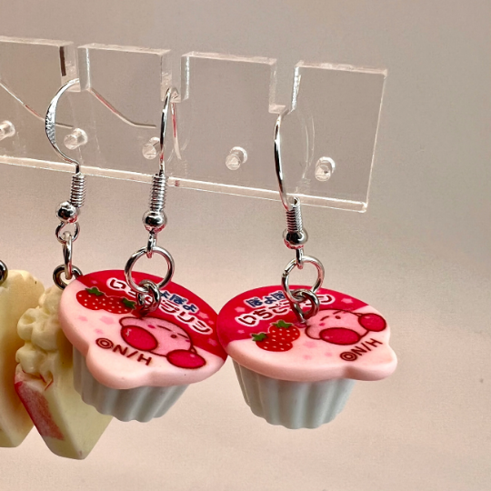 Kirby Earrings - Nintendo Earrings