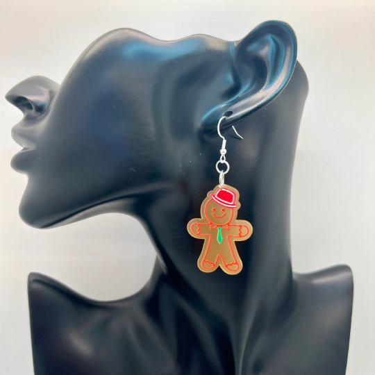 Gingerbread Couple Earrings