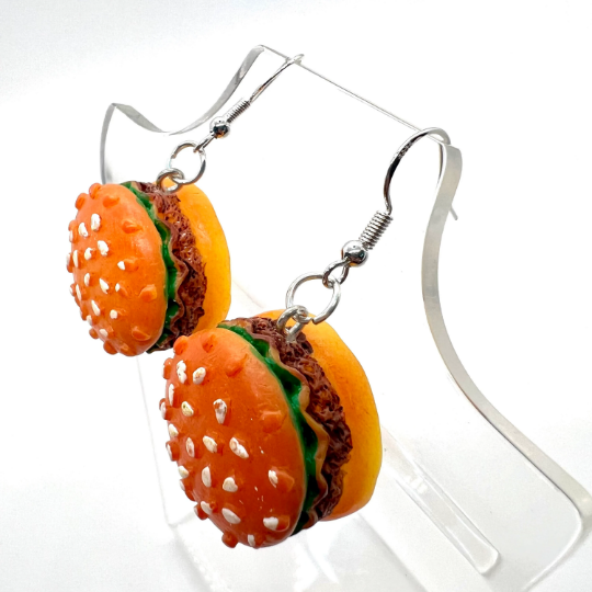 Hamburger Earrings