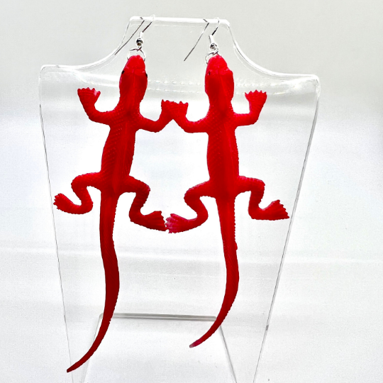 Large Lizard Earrings