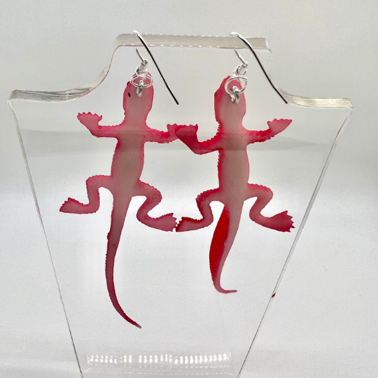 Large Lizard Earrings