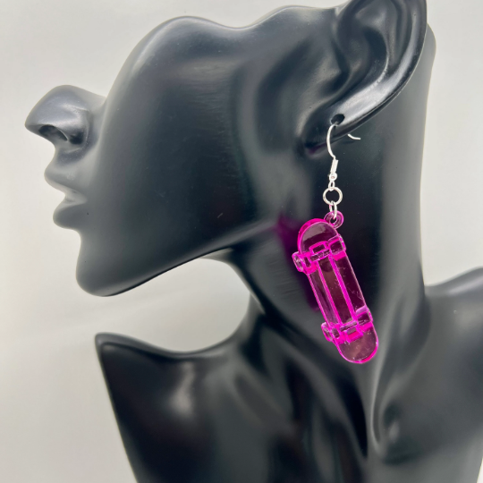 Skateboard Earrings
