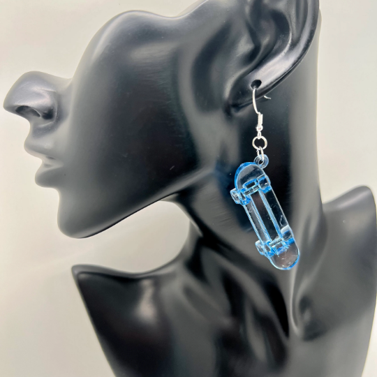 Skateboard Earrings