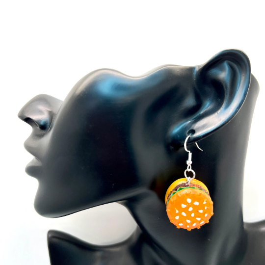 Hamburger Earrings