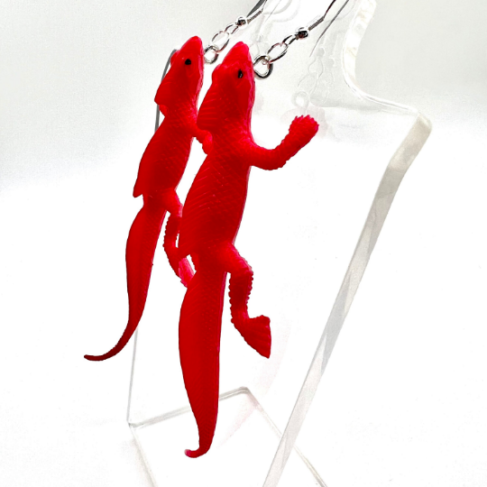 Large Lizard Earrings