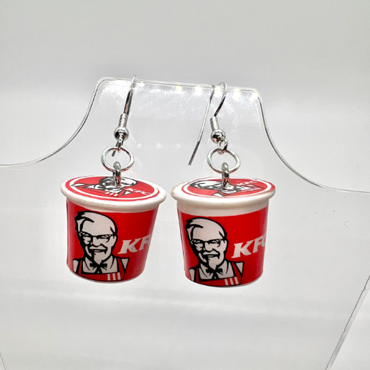 KFC Bucket Earrings