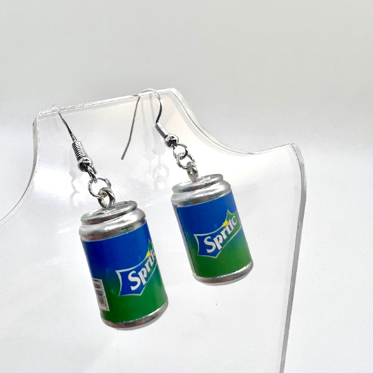 Sprite Can Earrings