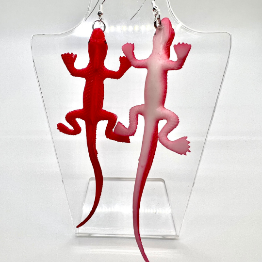 Large Lizard Earrings