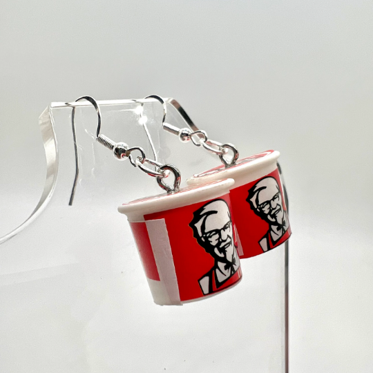 KFC Bucket Earrings