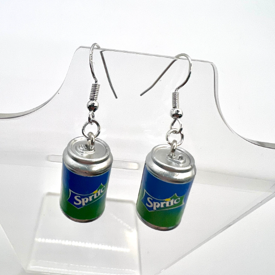 Sprite Can Earrings