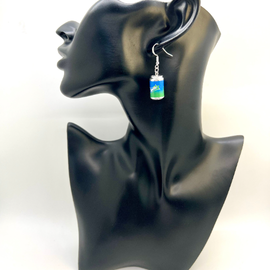 Sprite Can Earrings