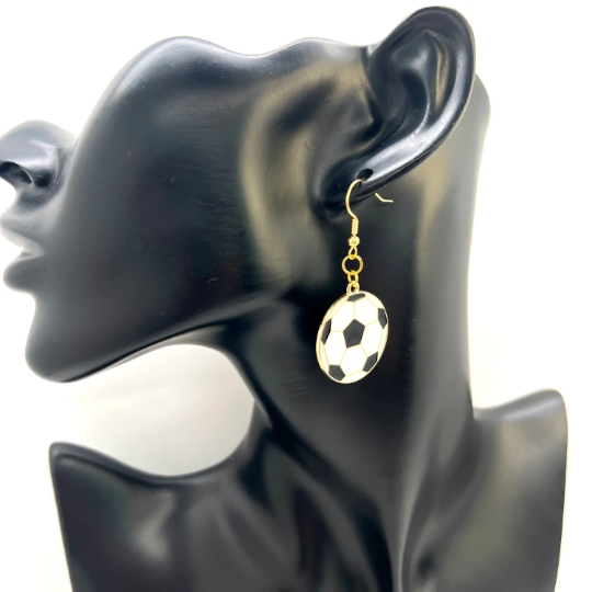 Soccer Earrings