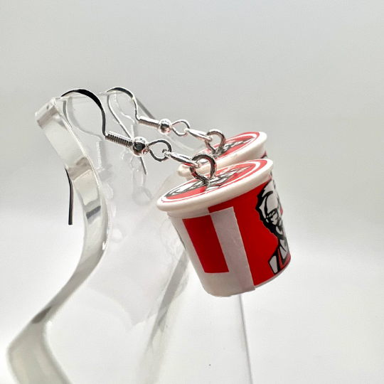KFC Bucket Earrings