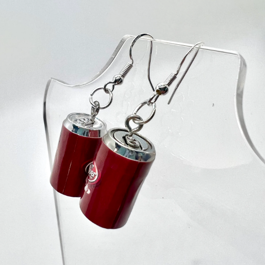 Dr Pepper Earrings