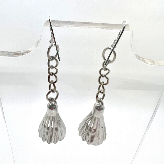 Badminton Birdie Earrings