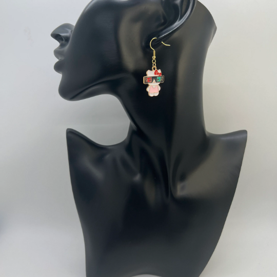 Hello Kitty Character Earrings