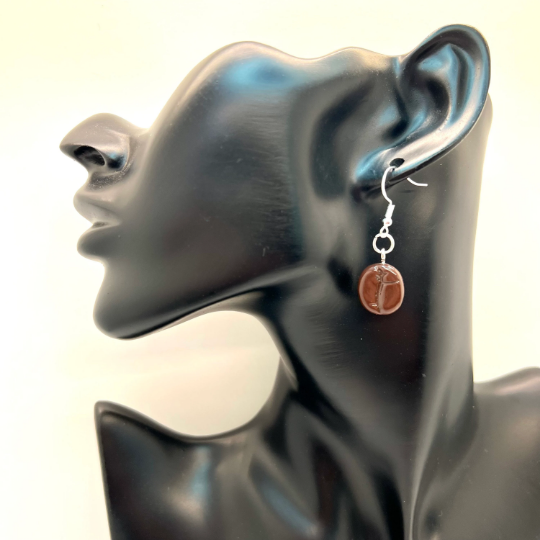 Coffee Bean Earrings