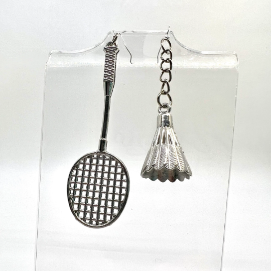 Badminton Tennis Racket Earrings