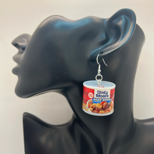 Dinty Moore Beef Stew Can Earrings