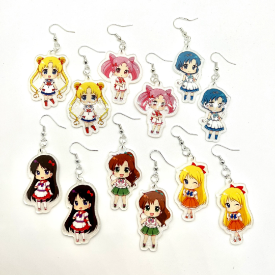 Sailor Moon Glitter Earrings