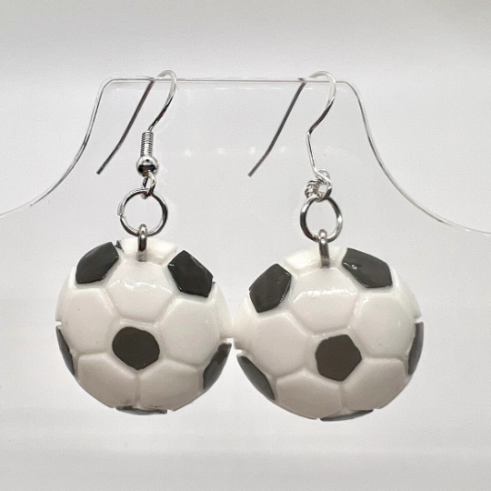 Soccer Ball Earrings