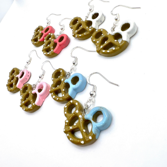 Mickey Pretzel Earrings
