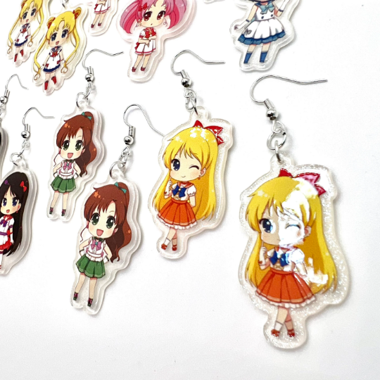 Sailor Moon Glitter Earrings