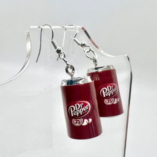 Dr Pepper Earrings