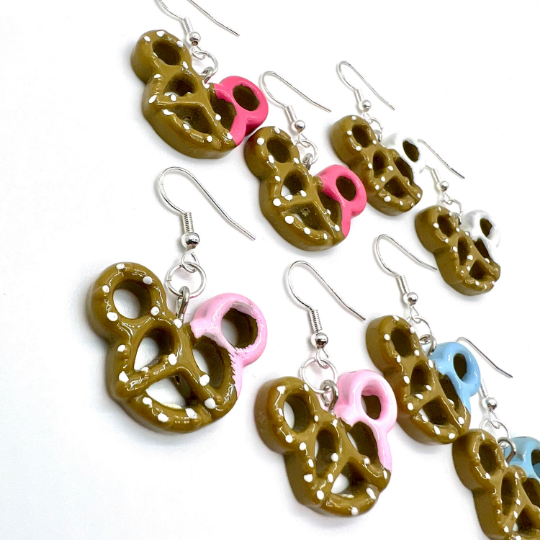 Mickey Pretzel Earrings