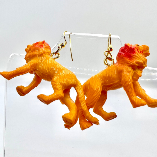 Lion Earrings