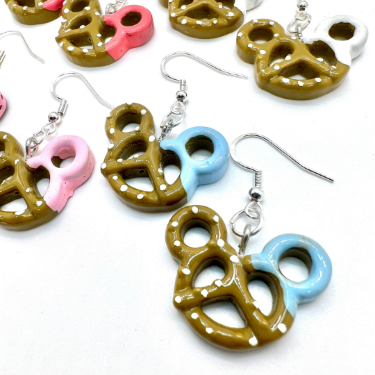 Mickey Pretzel Earrings