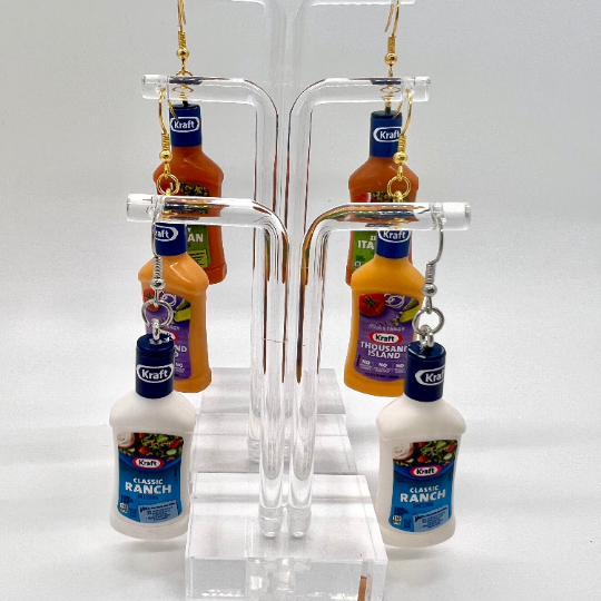 Salad Dressing Earrings