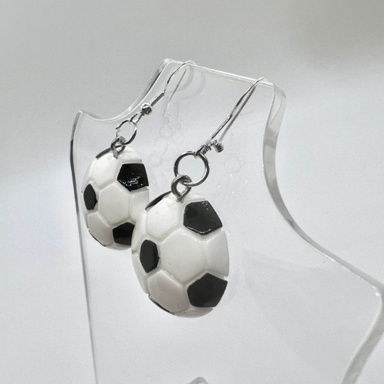 Soccer Ball Earrings