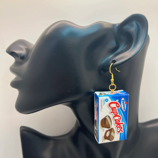 Hostess Cupcake Box Earrings