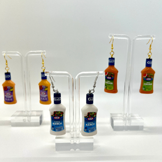 Salad Dressing Earrings