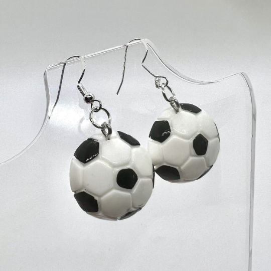 Soccer Ball Earrings