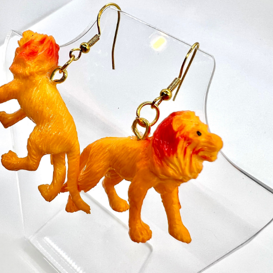 Lion Earrings