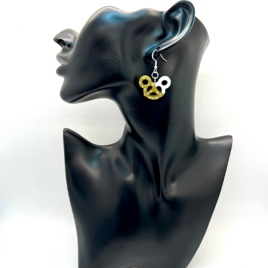 Mickey Pretzel Earrings