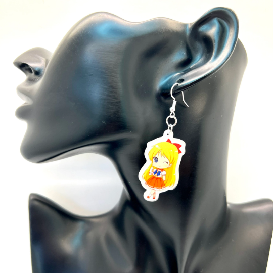 Sailor Moon Glitter Earrings