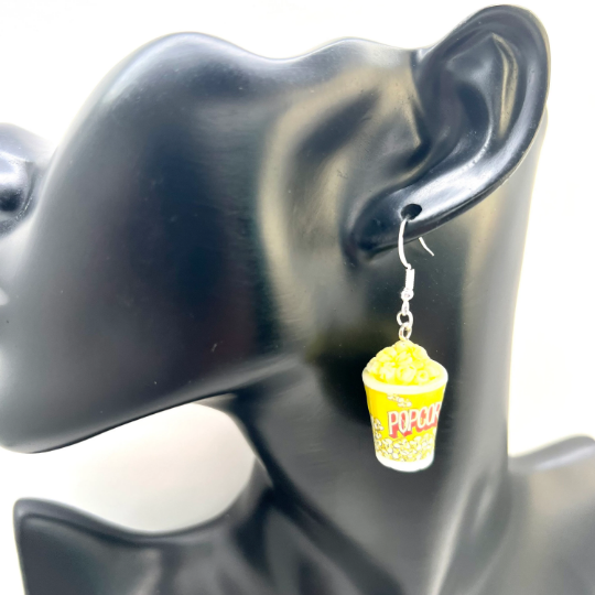Popcorn Bucket Earrings