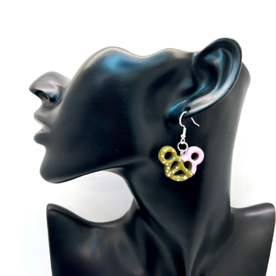 Mickey Pretzel Earrings