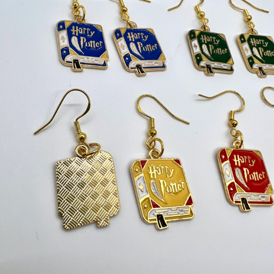 Harry Potter Book Earrings
