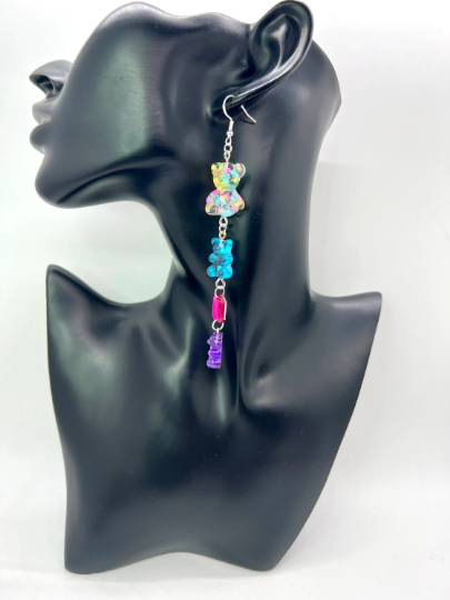 Gummy Bear Dangle Earrings