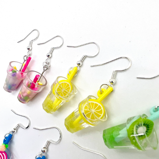 Fruity Drink Earrings