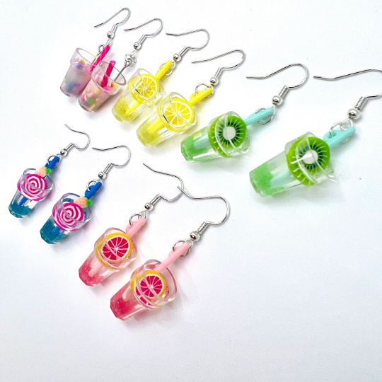 Fruity Drink Earrings