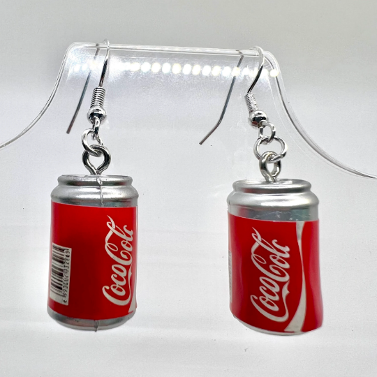 Coca Cola Coke Can Earrings
